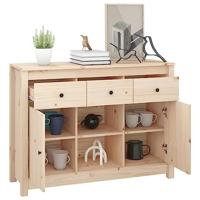 Dressoir 100x35x74,5 cm massief grenenhout - thumbnail