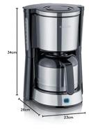 Severin KA4847 Koffiezetapparaat Zwart/RVS - thumbnail