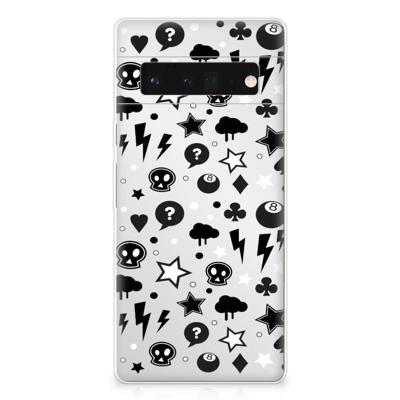 Silicone Back Case Google Pixel 6 Pro Silver Punk Silicone Back Case Google Pixel 6 Pro Silver Punk