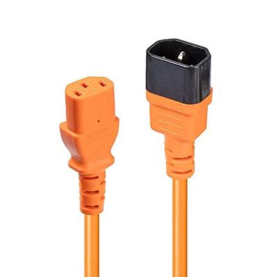 Lindy 30473 IEC C14/IEC C13 M/F 0.5m IEC C14 IEC C13 Zwart, Oranje Lindy 30473 IEC C14/IEC C13 M/F 0.5m IEC C14 IEC C13 Zwart, Oranje