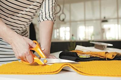 Fiskars klassieke stoffenschaar, l: 27 cm, rechtshandig, 1 stuk