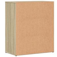 Dressoir 60x31x70 cm bewerkt hout sonoma eikenkleurig - thumbnail