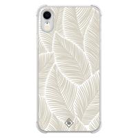 iPhone XR shockproof hoesje - Palmy leaves beige - thumbnail