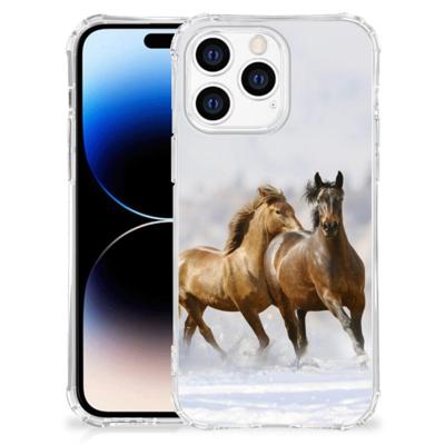 Apple iPhone 14 Pro Max Case Anti-shock Paarden Apple iPhone 14 Pro Max Case Anti-shock Paarden