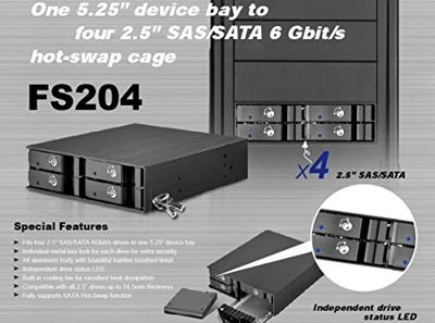Silverstone SST-FS204B HDD-wisselframe SATA I, SATA II, SATA III - thumbnail