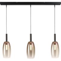 Masterlight 3L hanglamp Ø 11,5cmLido Olive met gold-fading glas - 2861-05-02-100-3-4 - thumbnail