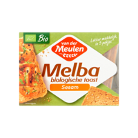 Van der Meulen Melba Biologische Toast Sesam 100 g bij Jumbo - thumbnail