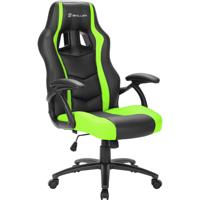 Sharkoon SKILLER SGS1 PC-gamestoel Gecapitonneerde zitting Zwart, Groen - thumbnail
