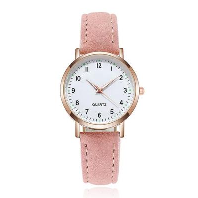LGT JWLS Dameshorloge met Eenvoudige Uitstraling en Lichtgevende Details Roze