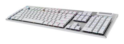 Logitech G G915 X LIGHTSPEED Low-Profile Wireless Gaming Keyboard, Double-Shot PBT Keycaps, volledig programmeerbare toetsen, RGB-achtergrondverlichting, GL Brown Tactile, US INT'L QWERTY - Wit