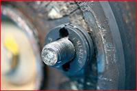 KS Tools 150.1335 Set wielbouten met schroefdraad, 4-delig - thumbnail