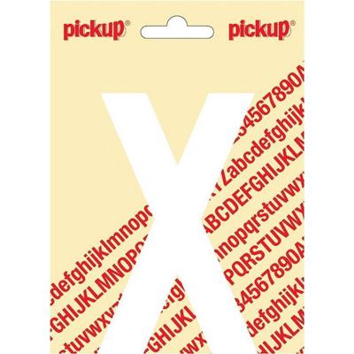 Plakletter Nobel Sticker witte letter X wit Pickup - Pickup Plakletter Nobel Sticker witte letter X wit Pickup - Pickup