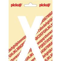 Plakletter Nobel Sticker witte letter X wit Pickup - Pickup - thumbnail
