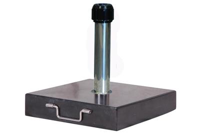 Universele stokparasolvoet Platinum 40kg 'Rome Como Lugano Own' met hendel, geschikt voor alle stokparasols - Warentuin over zee Universele stokparasolvoet Platinum 40kg 'Rome Como Lugano Own' met hendel, geschikt voor alle stokparasols - Warentuin over zee