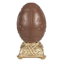 Clayre & Eef Decoratie Beeld Ei 25 cm Bruin Polyresin Paasdecoratie - thumbnail
