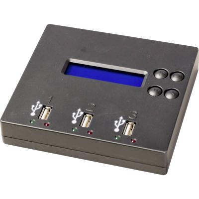 2-voudig USB-kopieerstation Renkforce UB300 USB-A 2.0 Draagbaar 2-voudig USB-kopieerstation Renkforce UB300 USB-A 2.0 Draagbaar