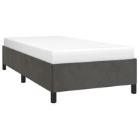 Bedframe zonder matras 80x200 cm fluweel donkergrijs - thumbnail