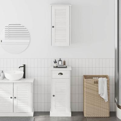 Badkamermeubelset VIGO 2 pcs Bruin en wit 37 x 34 x 80 cm