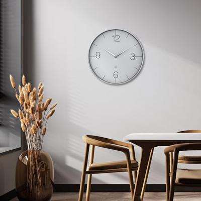 NeXtime - Wandklok 51cm-Stil-Chroom|Groen-Plastic-nXt 'Finesse Large' NeXtime - Wandklok 51cm-Stil-Chroom|Groen-Plastic-nXt 'Finesse Large'