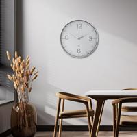 NeXtime - Wandklok 51cm-Stil-Chroom|Groen-Plastic-nXt 'Finesse Large' - thumbnail