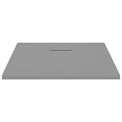 VidaXL Douchebak 90x90 cm smc grijs