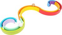 Small Foot houten bouwblokken regenboog xl, 14dlg. - thumbnail