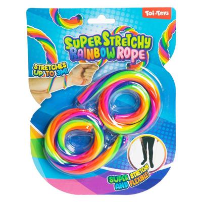 Super rekbaar touw rainbow 2 stuks