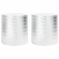 Radiatorfolie 2 pcs Zilver 25 x 0,5 m Polyetheen - thumbnail