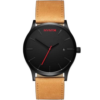 MVMT Classic 45mm Black Tan Horloge