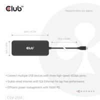 club3D CSV-2551 USB-C dockingstation - thumbnail