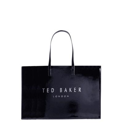 Ted Baker Camiyla Elongated Printed Crinkle Icon Bag Navy