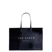 Ted Baker Camiyla Elongated Printed Crinkle Icon Bag Navy - thumbnail