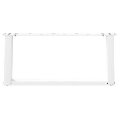 Salontafelpoten 2 st U-vormig 60x(30-31) cm staal wit