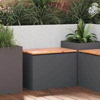 Tuinbank Antraciet 60 x 40 x 43 cm Staal - thumbnail
