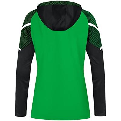 JAKO 6722 Sweater Met Kap Performance - Zachtgroen/Zwart - L