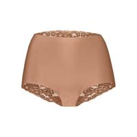 Dames secrets kanten taille slip - Invisible - Colours - Kanten hoge dames maxi slip naadloos - S - Blauw | Dames slip - Onderbroek - Ondergoed - S - thumbnail