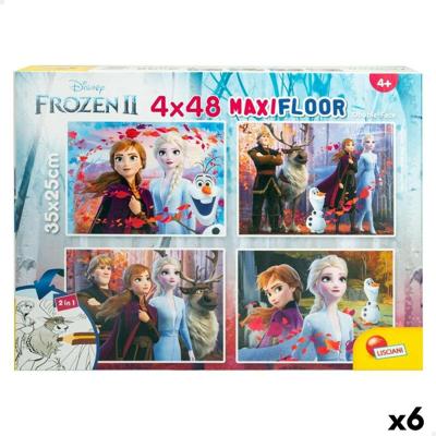 Kinderpuzzel Frozen Dubbelzijdig 4-in-1 48 Onderdelen 35 x 1,5 x 25 cm (6 Stuks) Kinderpuzzel Frozen Dubbelzijdig 4-in-1 48 Onderdelen 35 x 1,5 x 25 cm (6 Stuks)