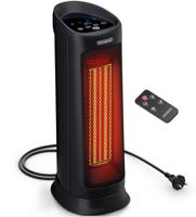 Elektrische haard Torino met open haard vlameffect 2000W zwart - thumbnail