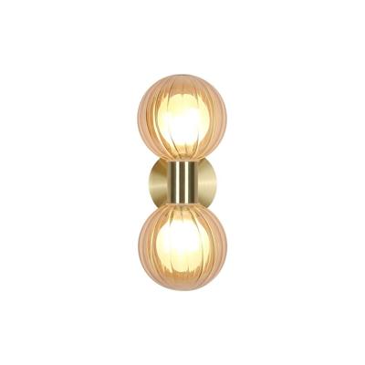 Searchlight WandlampLuminsphere goud dubbel - 30507GO