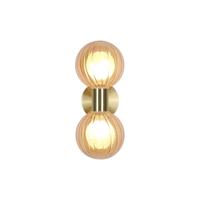 Searchlight WandlampLuminsphere goud dubbel - 30507GO - thumbnail