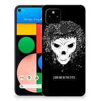 Silicone Back Case Google Pixel 4a 5G Skull Hair - thumbnail