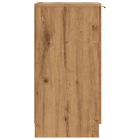 Schoenenkast 30x35x70 cm bewerkt hout artisanaal eikenkleur - thumbnail