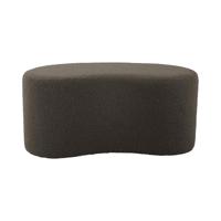 Leitmotiv [DL] Pouf Ada Wave bouclé Taupe Green - - thumbnail