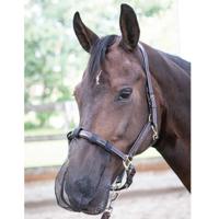 Harrys Horse neus/pollen net zwart maat:pony - thumbnail