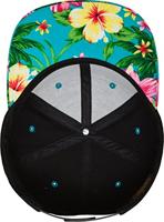 Flexfit FX6089HW Hawaiian Snapback - Black/Aqua (Hawaiian) - One Size - thumbnail