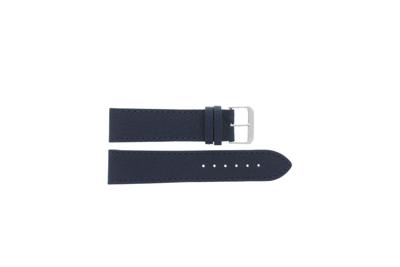 Horlogeband Universeel 3330XL.05.24 Leder Blauw 24mm Horlogeband Universeel 3330XL.05.24 Leder Blauw 24mm