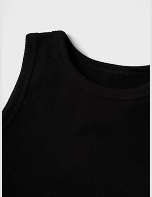 Name it zomer top meisjes - zwart - Nkfnakal