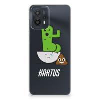 Motorola Moto G23 | G13 Telefoonhoesje met Naam Cactus Poo - thumbnail