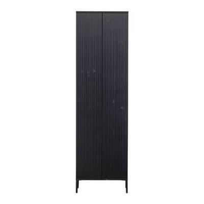 Woood Gravure kast Zwart