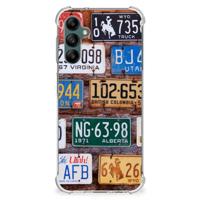 Samsung Galaxy A14 5G/4G Anti-shock Hoesje met foto Kentekenplaten - thumbnail